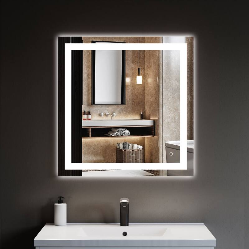 Brae LED Mirror - 30x31 or 31x30 - Clear