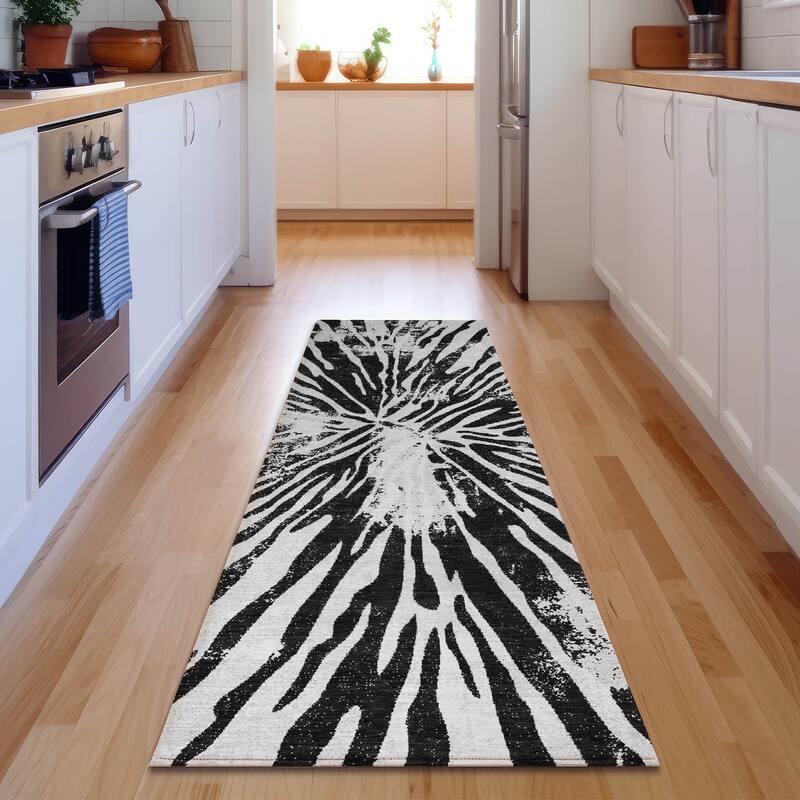 Premium Washable Super Soft Modern Twilight Mayfield Rug - Ivory - 2' 3" x 7' 6" - Runner