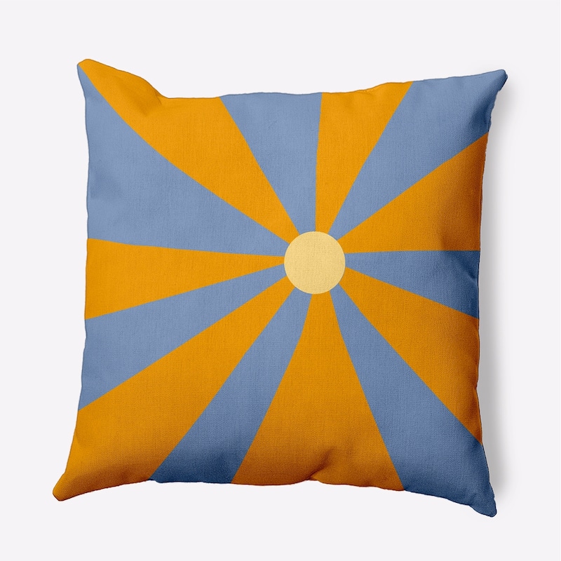 Sunshine Decorative Throw Pillow - 18" x 18" - Mango