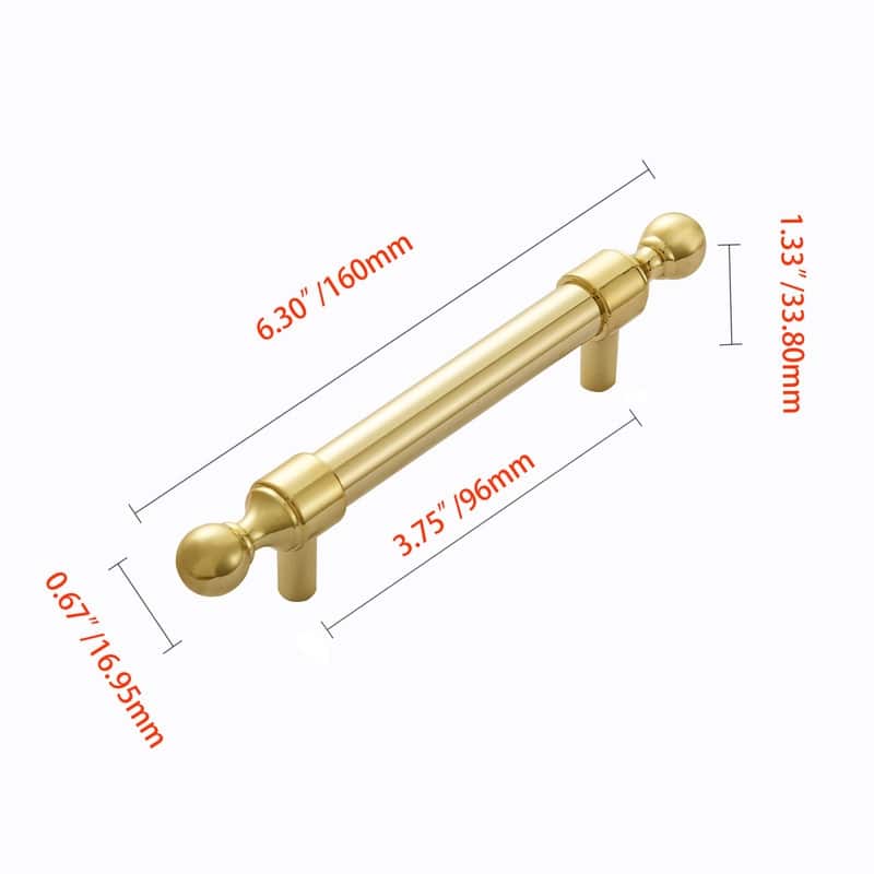 Utopia Alley Vaduz Pull Handle - Decorative Cabinet Drop Pull Handles for Cabinets, 3.75"/5" center to center