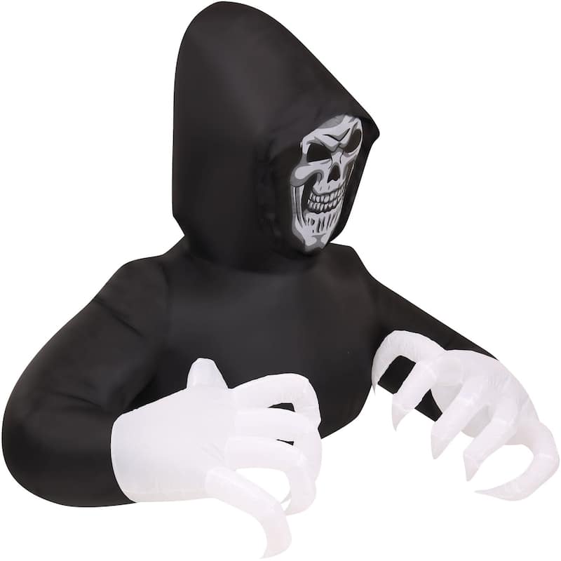 4.9-ft. Tall Prelit Inflatable Reaper