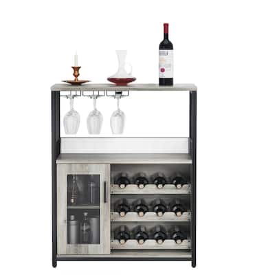 Coffee Wine Bar Cabinet with Storage