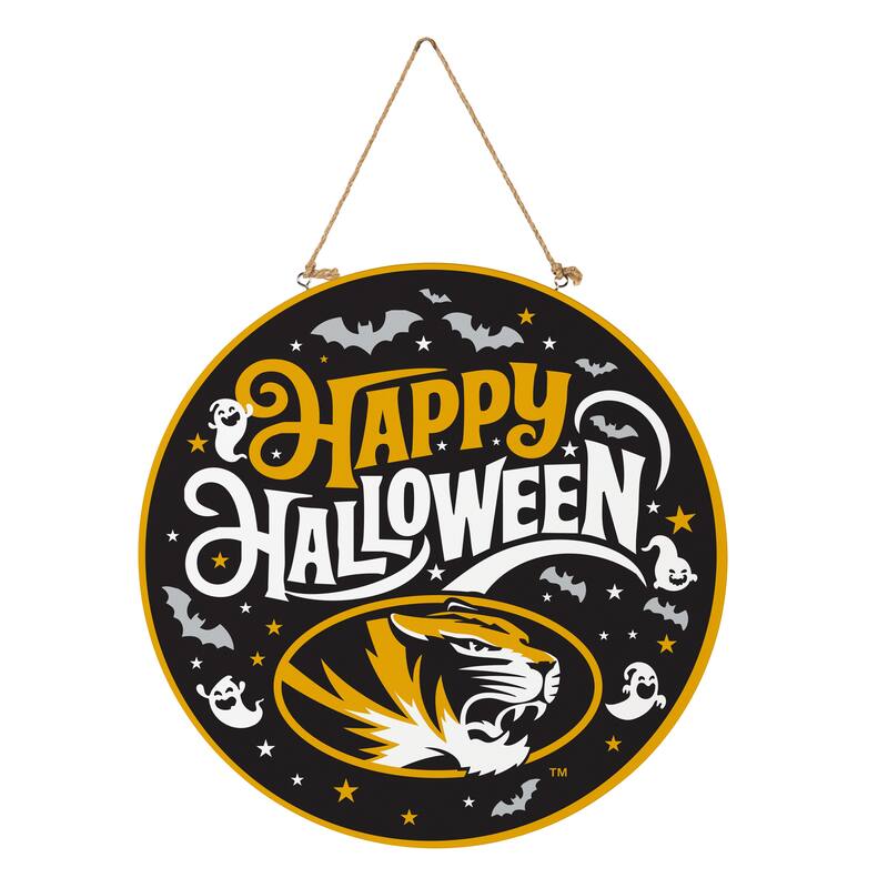 University of Missouri 18" x 18" Halloween Door Décor Wall Sign