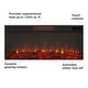 preview thumbnail 10 of 31, Real Flame Beau Electric Landscape Fireplace 58.5"