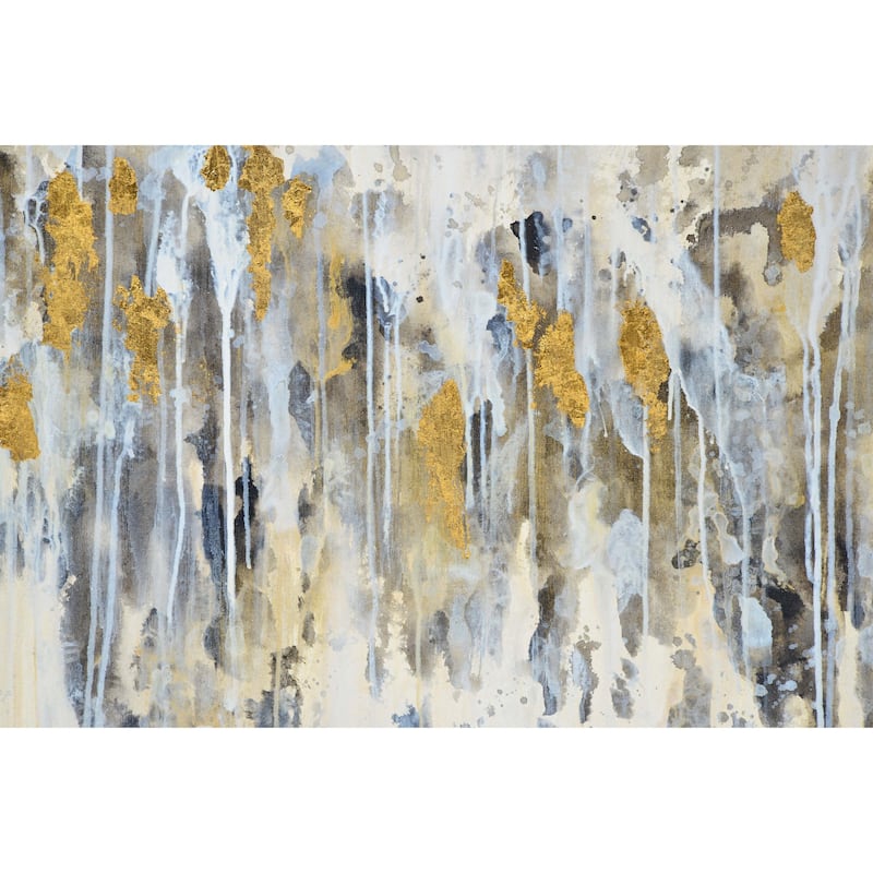 Renwil Kobi 40" Wide Canvas Art, Gold