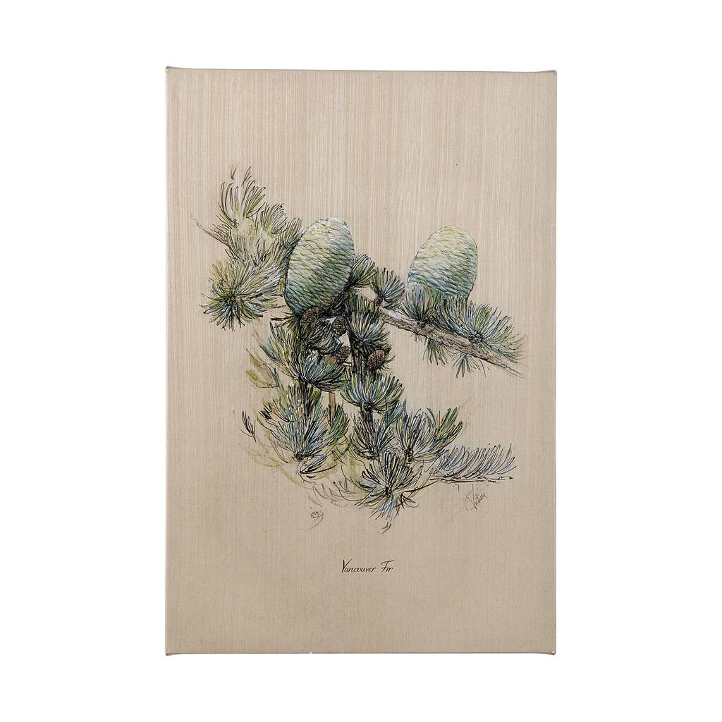 Evergreen collection II (34 x 51) Canvas Art Print