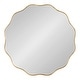 preview thumbnail 28 of 55, Kate and Laurel Viona Round Scalloped Mirror