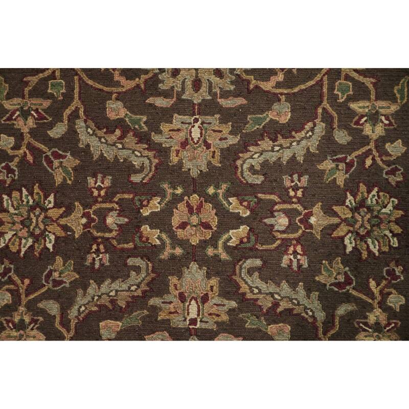 Hand Knotted Oriental 100% Wool Carpet Traditional Brown Sumak Area Rug - 6' 1'' X 4' 1''