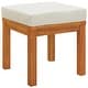preview thumbnail 41 of 83, vidaXL 4/5/6/7/9/11 Piece Patio Dining Set with Cushions Solid Wood Acacia