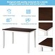 preview thumbnail 9 of 17, Clihome 5-Pcs Wood Home Kitchen Dining Table Set