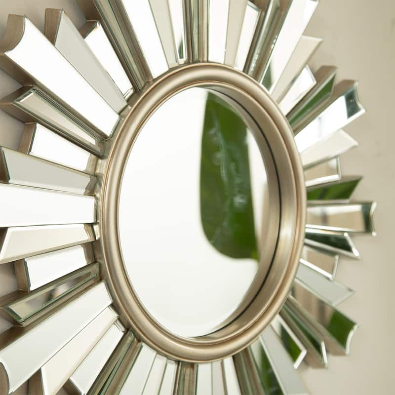 Sculptural 26" Sunburst Mirror