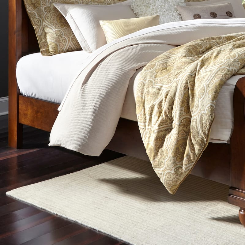 Rustic Traditions Rustic Cherry King California Sleigh Bed