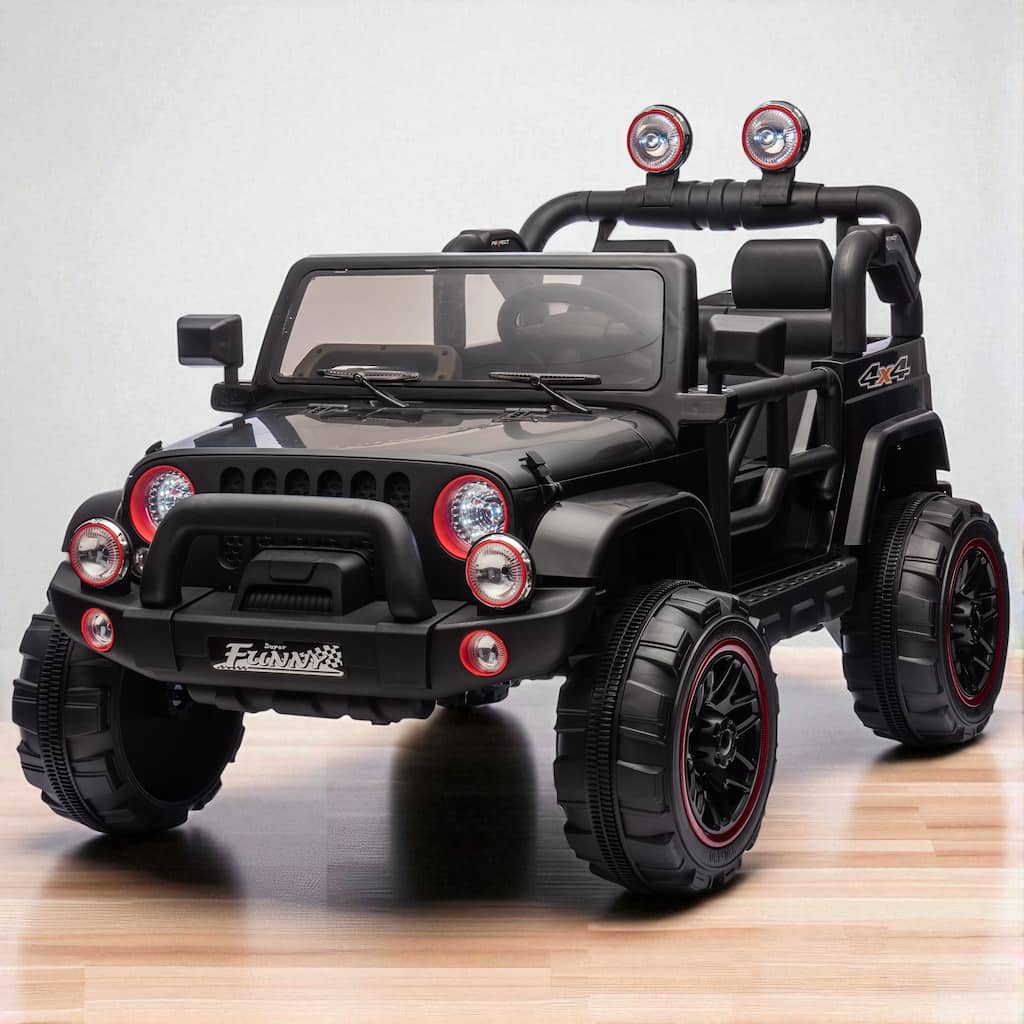 24V Kids Ride On Electric Car with Parents Control, 2WD, Storage Trunk, Bluetooth, Speed 2.5-4MPH for Kids 3-8