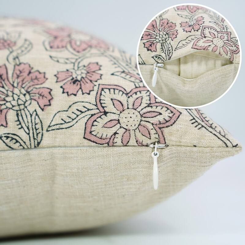 Fabdivine Pillowcase Floral Home Decor 18x18 Inch Cushion Cover, Jarul