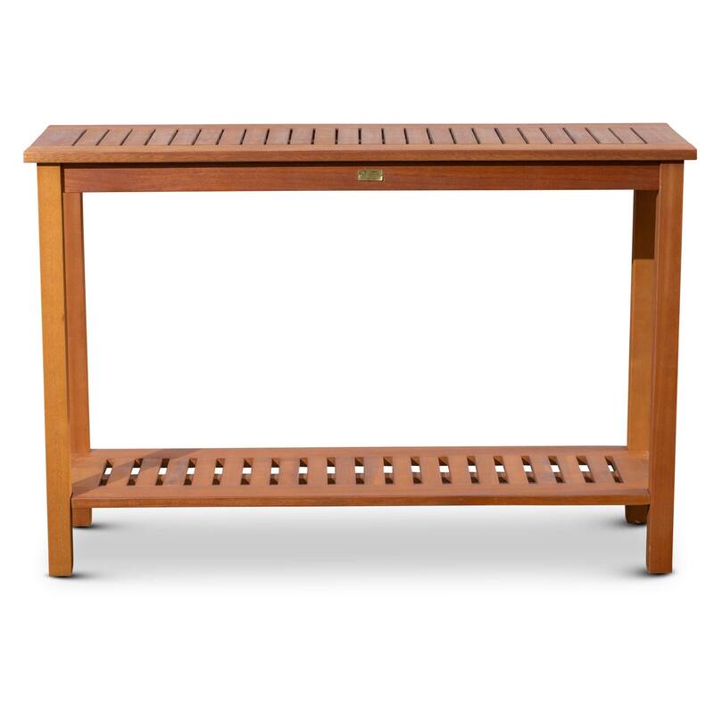 Eucalyptus Console Table with Shelf