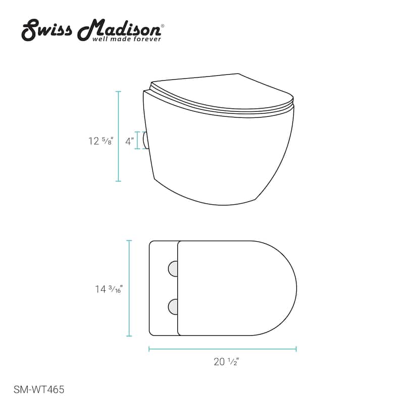 Calice Wall-Hung Round Toilet Bowl