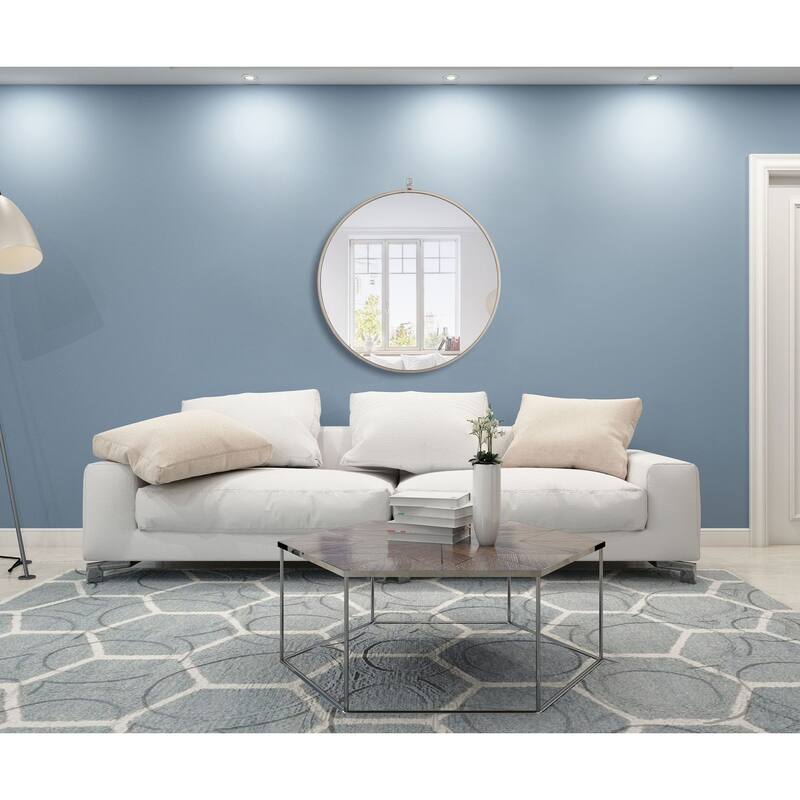 Elegant Lighting Eternity 28" Diameter Circular Metal Framed Wall