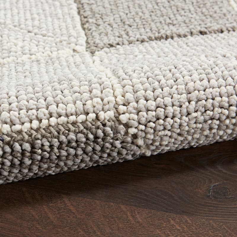 Nourison Elwood Contemporary Geometric Cube Area Rug