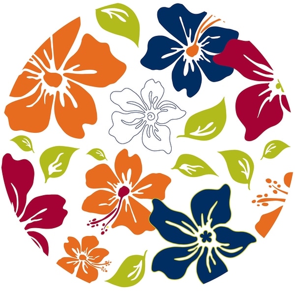 Brewster TWPD90257 13" Diameter - Island Fusion Dot - Self-Adhesive Repositionable Vinyl Wall Decal - Set of 10