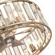 preview thumbnail 12 of 13, 20-In Nickel Caged Ceiling Fan with Light Remote(5-Blade)