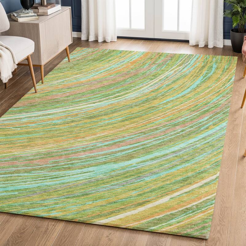 Premium Washable Super Soft Contemporary Horizon Mayfield Rug