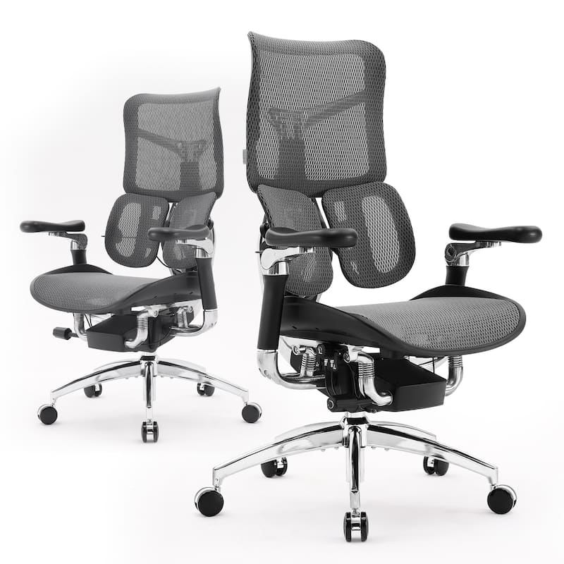 SIHOO Doro S300 Ergonomic Office Chair - Dual-layer Dynamic Lumbar Support - 78.5*70*125