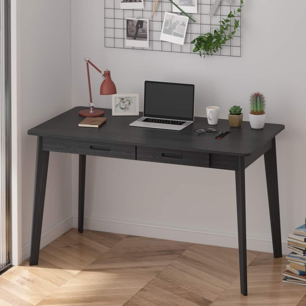 47.2"W Classic Home Office Desk, Writing Desk With Drawers