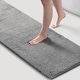 preview thumbnail 54 of 112, Madison Park Signature Marshmallow Bath Rug 20x24 - Grey