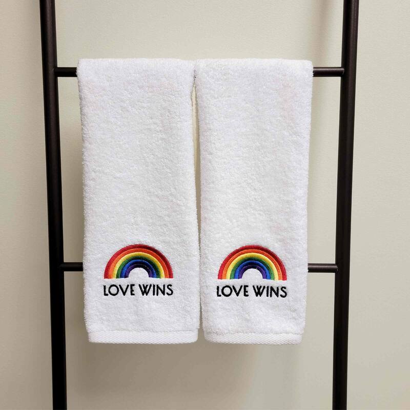Avanti Love Wins 2-Pack Hand Towel Set - Hand Towel 2pk Set