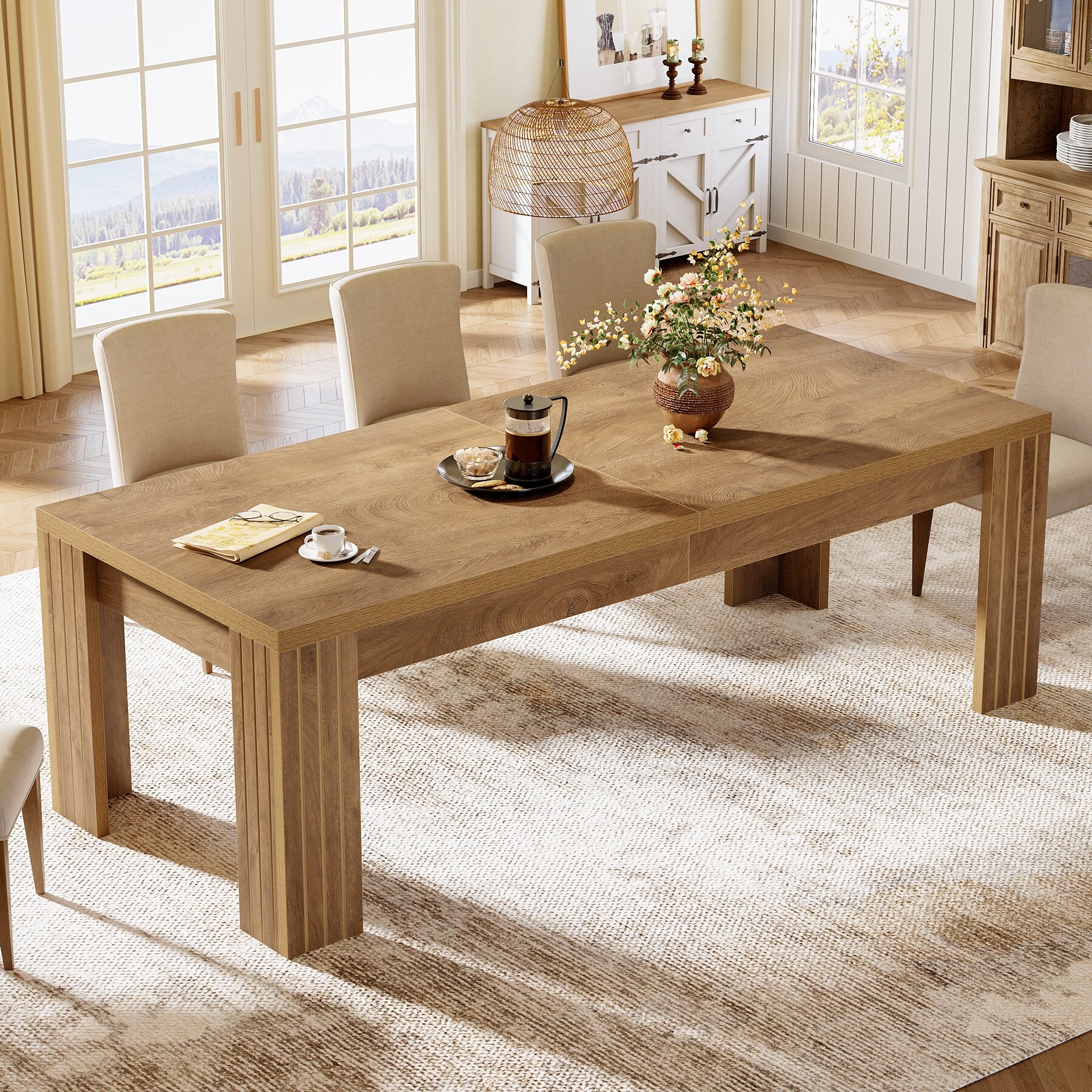 78.7''-Large-Dining-Table-for-
