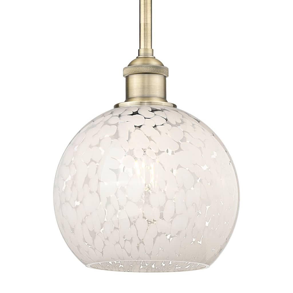 Innovations Lighting 616-1S 10 8 White Mouchette Pendant White