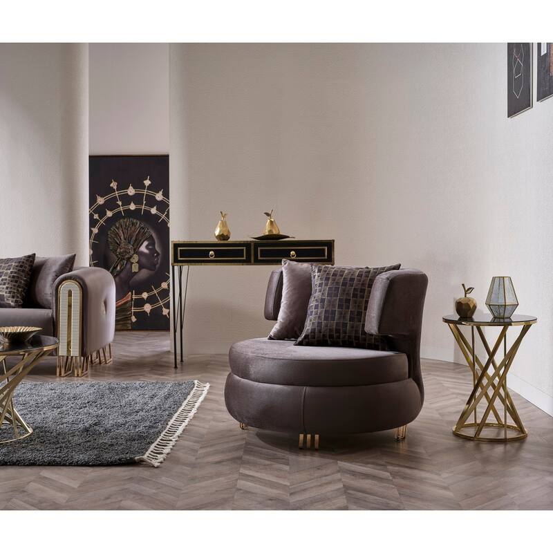 Kastelya 3 Pieces Living Room Sets 2 Sofa 2 Chair