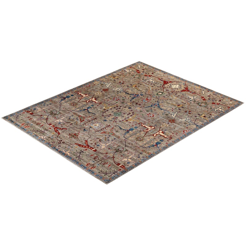 Serapi One-of-a-Kind Hand-Knotted Area Rug - Brown - 9' 3" x 11' 11"