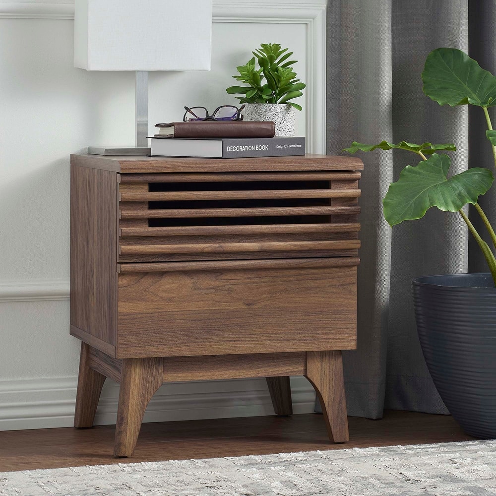 Render Mid-Century Modern Nightstand