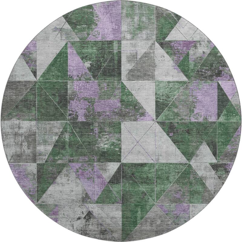 Premium Washable Super Soft Contemporary Mosaic Mayfield Rug