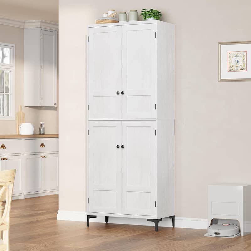 71 Inch Tall Storage Cabinet, 5 - Tier Kitchen Pantry Cabinet