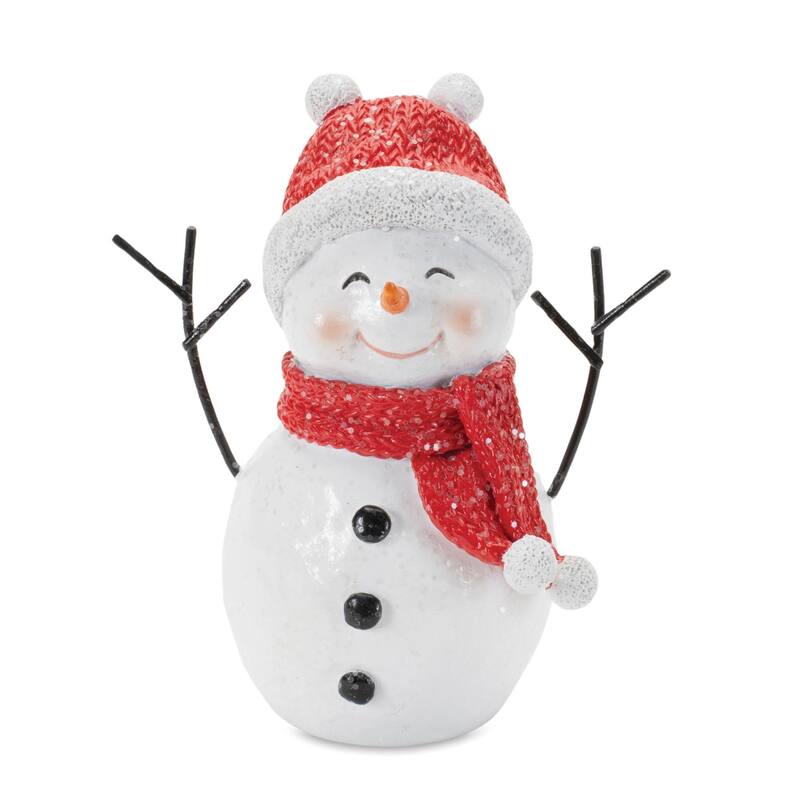 Holiday Snowman Figurine (Set of 3) - N/A