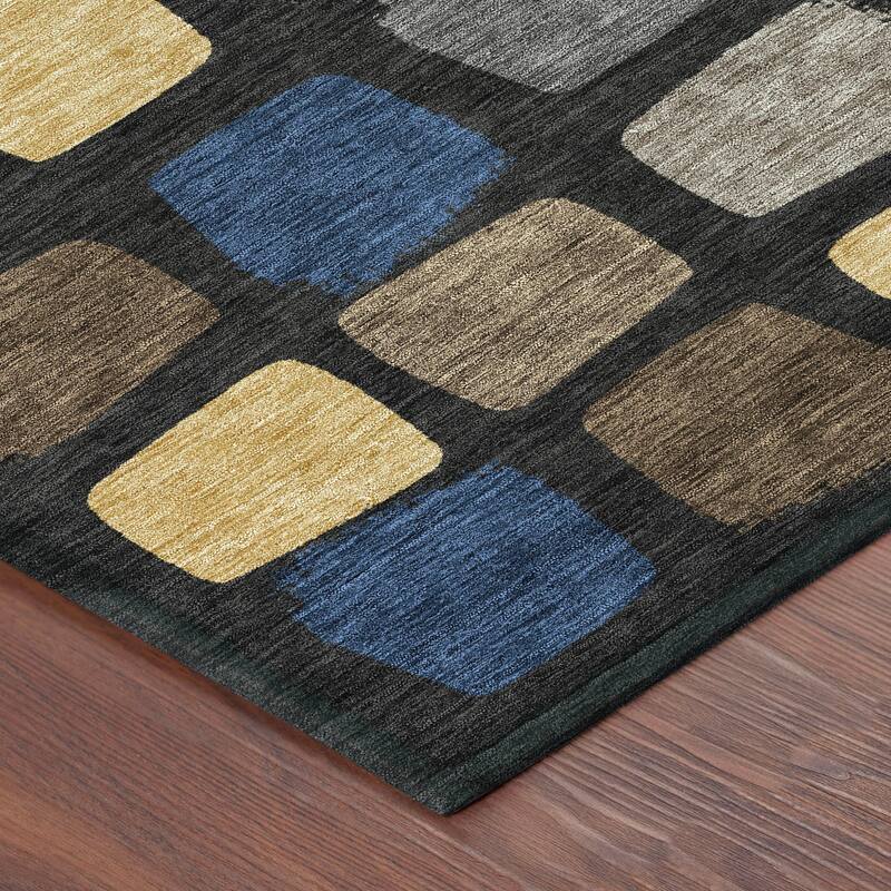 Machine Washable Indoor/ Outdoor Casual Hoppy Chantille Rug