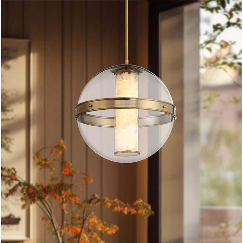 Minka Lavery 3885-L Divinely 17" Wide LED Crystal Pendant