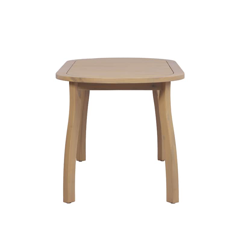 Christopher Knight Home - Cascade 70" Outdoor Acacia Wood Oval Dining Table, for 4-6 Person Seating