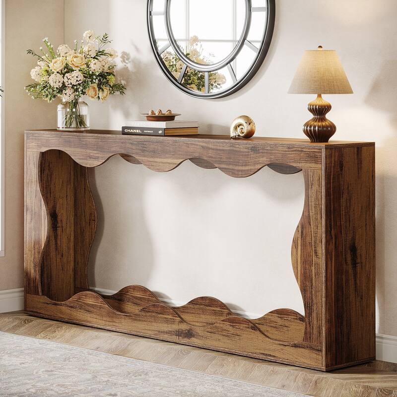 63-inch Rectangular Sofa Console Hallway Entrance Table for Entryway - Bown