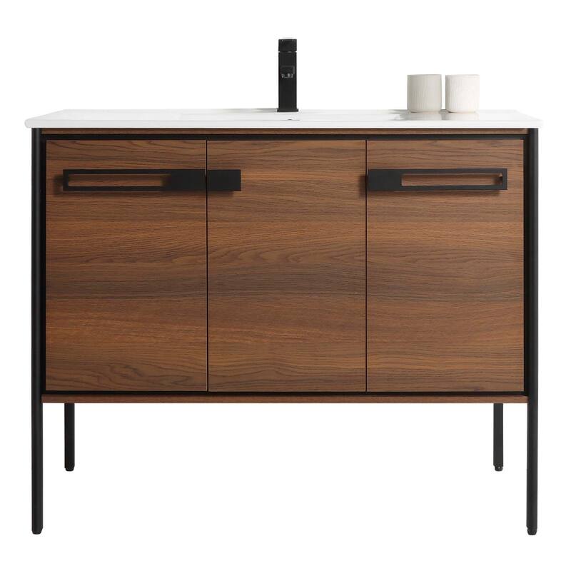 Fine Fixtures Oakville Bathroom Vanity with White Ceramic Sink