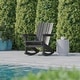 preview thumbnail 7 of 42, Commercial All-Weather Rocking Adirondack Chair with Swiveling Cupholder