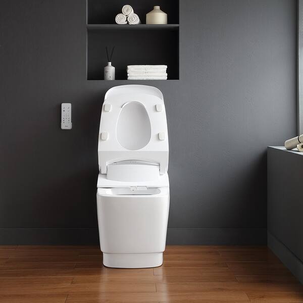 Shop Ove Decors Vovo Smart White Tankless Toilet Overstock 31567864