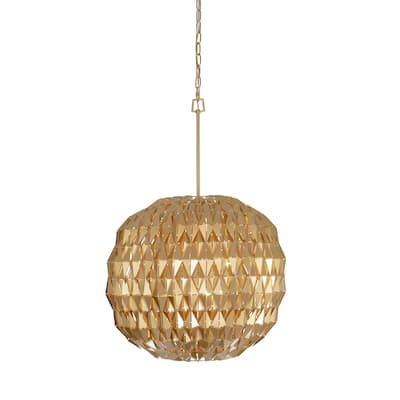 Varaluz Forever 6-light French Gold Orb Pendant