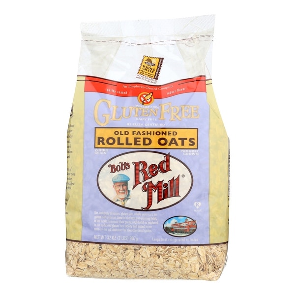 Bob's Red Mill Gluten Free Old Fashion Rolled Oats - 32 oz - Case of 4