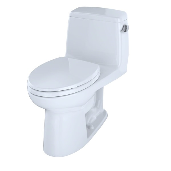 Toto MS854114ELR Ultramax One Piece Elongated 1.28 GPF Toilet with E-Max Flush System and Right-Hand Trip Lever - SoftClose