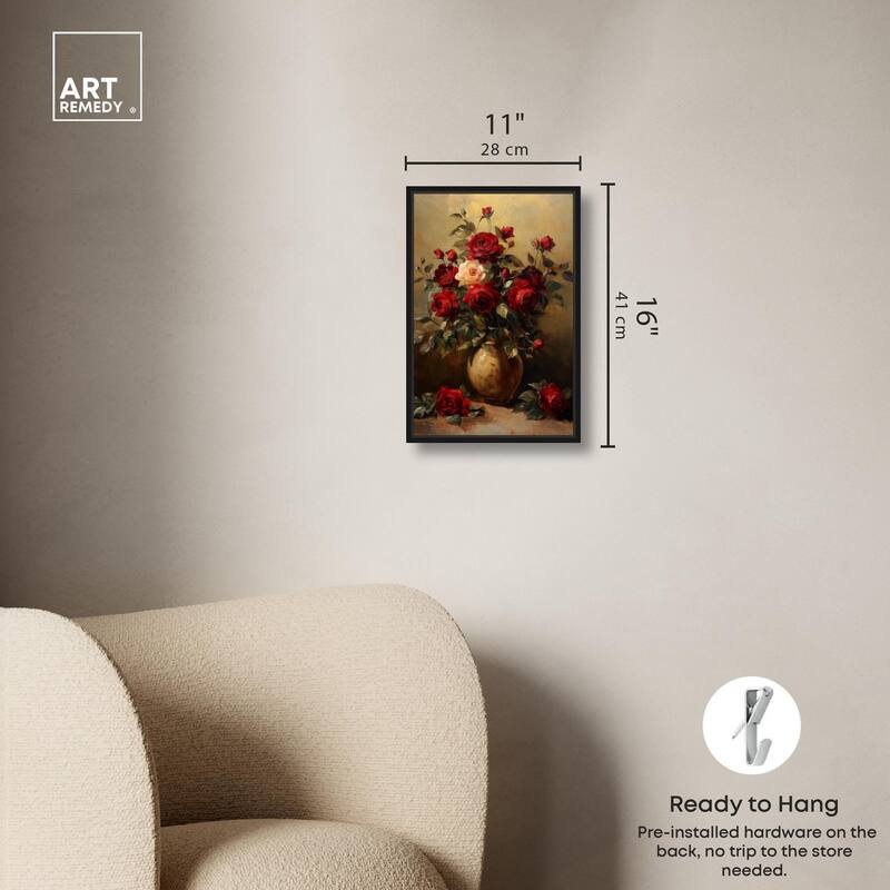 Lavish Lily Lament Canvas by Art Remedy