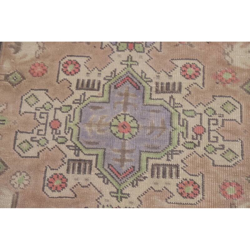 Blue Tabriz Persian Area Rug Hand-Knotted Geometric Wool Carpet - 8'0"x 11'0"