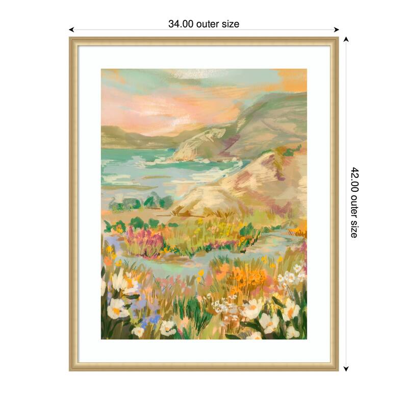 Kate and Laurel Framed Art Landscape 4 by Annie Quigley